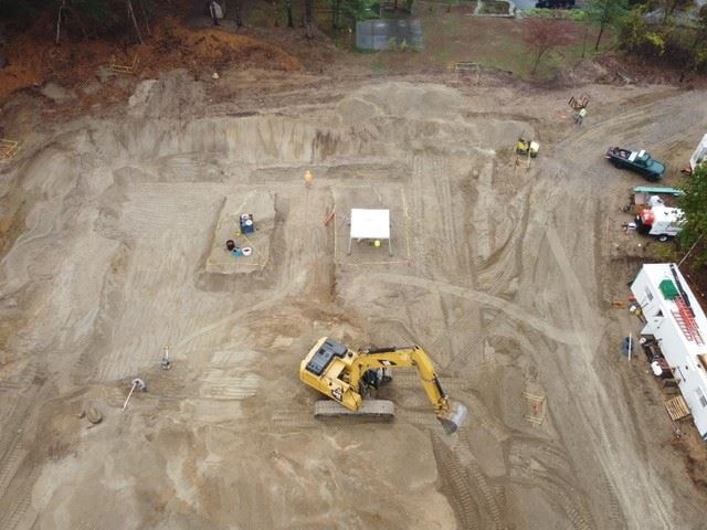 the Filter Slab on Grade and Footings